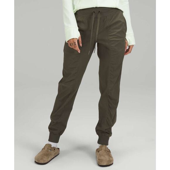 Lululemon Dance Studio Mid Rise Jogger Full Length Army Green - Picture 10 of 10